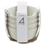 Matte Cream Bowls 14.7CM 4-PACK