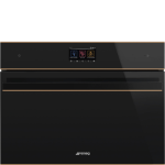 Smeg Dolce Stil Novo Microwave Oven Copper Trim SO4604M2PNR