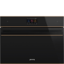 Smeg Dolce Stil Novo Microwave Oven Copper Trim SO4604M2PNR