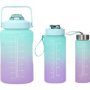 Water Bottle 3 Piece Blue