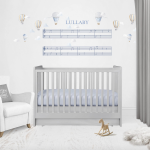 Kikki & Frankie Wall Decal Packs Lullaby Blue