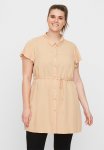 Sille Cap Sleeve Tunic - Tan