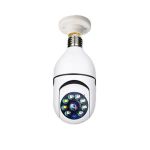 Light Bulb Camera With Auto Tracking Vision Built In Wifi 5MP Camera