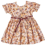 Baby Girl Rust Floral Dress