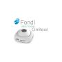 Fondi Onreal Camera - 8MP Photo 1080P Full HD Video Built-in Wi-fi 120 Wide Angle Rechargeable Battery Android & Ios Compatible - White