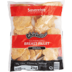 3 X 2KG CRUMBED CHICKEN Breast Fillet