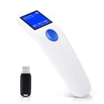 Qr Code Scanner Jrhc 2D Portable Barcode Scanner Wireless 2-IN-1 2.4G Wireless & USB Wired Handheld Barcode Reader Inventory Man