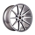17" A-line Baltic 4 100 & 4 108 Gunmetal Machine Face Alloy Wheels - Autostyle Motorsport South Africa
