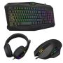 - Wired Gaming Keyboard & Mouse With Rgb Backlighting - Black&white