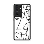 Custom Printed Tpu Cases - Samsung Galaxy S21 Ultra 5G & 39 Line Face& 39 By