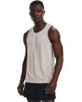 Men's Ua Streaker Run Singlet - Ghost Gray LG