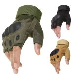 Tactical Half Finger Gloves - Green