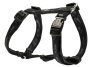 Rogz Alpinist Medium 16MM Matterhorn Dog H-harness Design Different Colours - Black