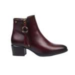 Butterfly Ladies Shanae 1 Boots In Burgundy - Burgandy 8