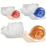 1PC 3D Animal Ornament Epoxy Resin Snail Silicone Mold Large Medium Small Size Snail Silicone Casting Mold For Anniversary Festi