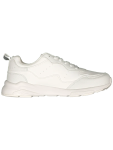 Tweens Lace Up Synthetic Toughees Trainer - 7 White
