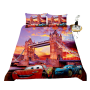 Cars 3D Printed Double Bed Duvet Cover Set