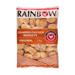 Rainbow Frozen Crumbed Chicken Nuggets 1KG
