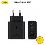 Zodiak 200W Usb-c & Usb-a Fast Charger + Cable