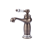 TBTF002- Floral And Brass Basin Mixer