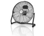 Mellerware Fan 3 Speed Floor Fan Steel Black 45CM 60W "velocity 18