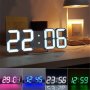 1PC 3D LED Digital Clock Bedroom LED Clock For Home Decor