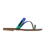 Slip-on Strap Sandals -blue