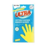 Pnp Ultra Cotton Fleece Lined Rubber Gloves Small