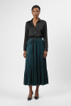 Tiered Skirt - 40 Teal