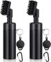 2 X Golf Club Cleaning Brush With Spray And Retractable Clip