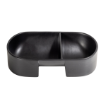 Tom Combo Pet Bowl - Matte Black