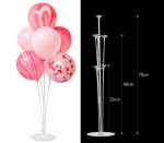 Clear Balloon Sticks With Stand
