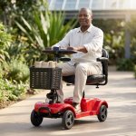 New Model Four Wheel Elderly Mobility Scooter