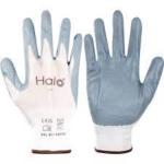 White Nylon Lined Grey NITRILEGLOVES-8