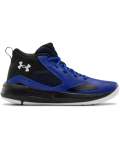 Grade School Ua Lockdown 5 Basketball Shoes - ROYAL-400 4