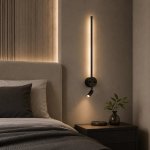 Black Backlit And Swivel LED Wall Light - 8.5W