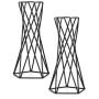 Garden Home Decor Geometric Standing Pot Plants Set Of 2 Air Plants
