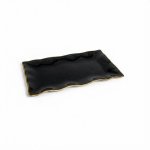 36.5 X 21CM Rectangular Platter Black