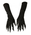 Witch Black Long Gloves