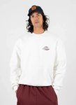 Leaf Crew Neck Offwhite Sweatshirt - XL Black