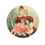 Plate Dia 33CM With Kids Reading
