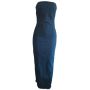 Ladies Strapless Denim Dress