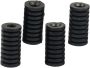 4PCS Black Motorcycle Gear Shifter Lever Pad Anti-slip Rubber Cover Gear