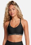 Under Armour Ua Crossback Low Bra - Black White