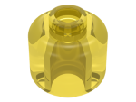 Parts Plain Minifigure Head Block Open Stud 3626B - Trans Yellow
