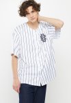 Baseball Shirt - White & Navy