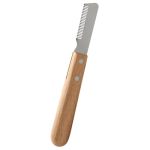 Machify Pet Deshedding Comb For Short Hair 6.7 X 0.7 In Dog Stripping Tool Stainless Steel Cutter Easy Knot Opening Shedding Rem