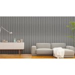 Wpc 4 Flute Wall Panel – Grey Oak – 160MM X 22MM X 2.9M
