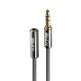 5M 3.5MM Audio Extension Cable M To F - Chrome