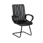 Mesh Office Chair With Padded Seat Black